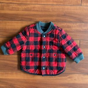 Baby Boy Fleece-lined Quilted Jacket